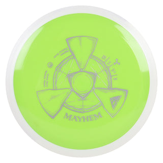 Axiom Disc Golf Neutron Mayhem Distance Driver 13/5/-1.5/2 Sage/White 166 grams