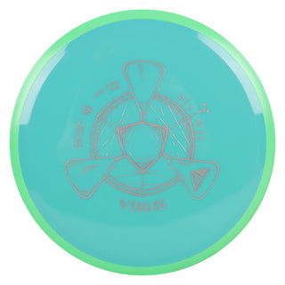 Axiom Disc Golf Neutron Virus Distance Driver 9/5/-3.5/1 Teal/Green 164 grams