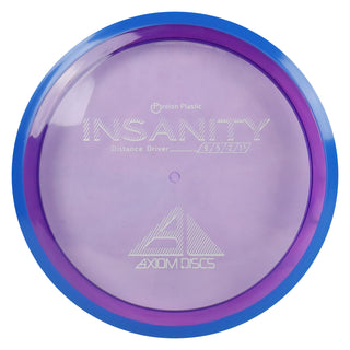 Axiom Disc Golf Proton Insanity Distance Driver 9/5/-2/1.5 Purple/Blue 157 grams
