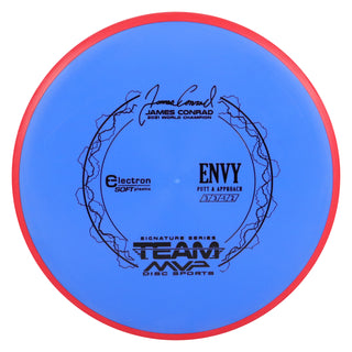 Axiom Disc Golf Electron Soft Envy Putter 3/3/0/2 Blue/Red 168 grams