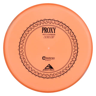 Axiom Disc Golf Electron Proxy Putter 3/3/-1/0.5 Orange 168 grams