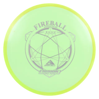 Axiom Disc Golf Fission Fireball Distance Driver 9/4/0/3.5 Lime/Yellow 146 grams