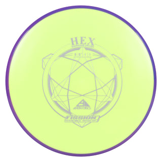 Axiom Disc Golf Fission Hex Midrange 5/5.5/-1/1 DayGlo/Purple 152 grams