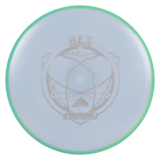 Axiom Disc Golf Fission Hex Midrange 5/5.5/-1/1 Powder Blue/Green 167 grams