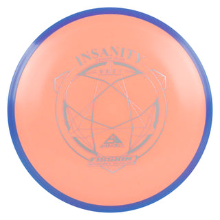 Axiom Disc Golf Fission Insanity Distance Driver 9/5/-2/1.5 Neon Peach/Blue 141 grams