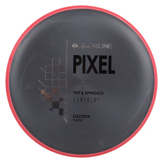 Axiom Disc Golf Simon Line Electron Lizotte Pixel Putter 2/4/0/0.5 Black/Red 168 grams