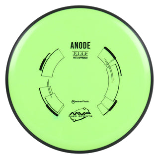 MVP Disc Golf Neutron Anode Putter 2.5/3/0/0.5 Neon Green 167 grams