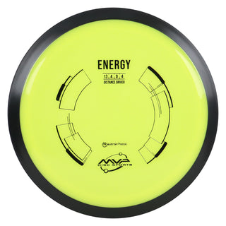 MVP Disc Golf Neutron Energy Distance Driver 13/4/0/4 Yellow 175 grams