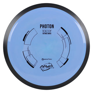 MVP Disc Golf Neutron Photon Distance Driver 11/5/-1/2.5 Grey Blue 159 grams