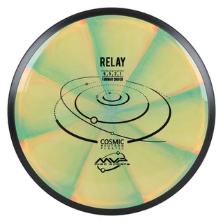 MVP Disc Golf Cosmic Neutron Relay Fairway Driver 6/5/-2/1 Peach Green 157 grams
