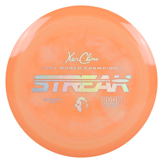 Climo Disc Golf Signature Line Streak Fairway Driver 7/5/0/1 Orange/Holo 175 grams
