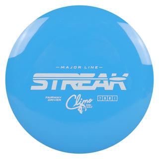 Climo Disc Golf Major Line Streak Fairway Driver 7/5/0/1 Blue/White 165 grams