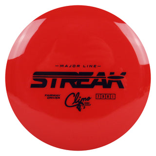 Climo Disc Golf Major Line Streak Fairway Driver 7/5/0/1 Red/Black 172 grams