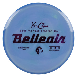 Climo Disc Golf Signature Line Belleair Midrange 5/4/0/2 Blue Blend/Purple 170 grams