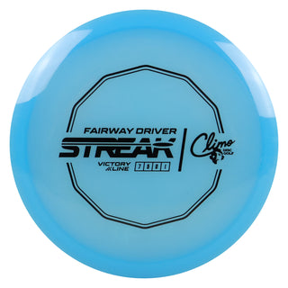 Climo Disc Golf Victory Line Streak Fairway Driver 7/5/0/1 Light Blue/Black 169 grams