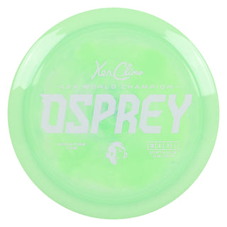 Climo Disc Golf Signature Line Osprey Distance Driver 10/6/-3/1 Mint/White 171 grams