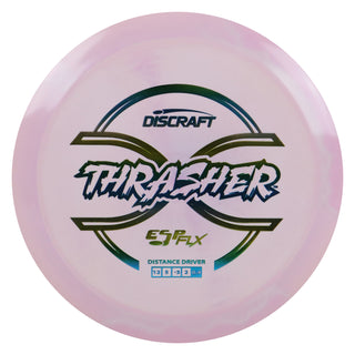 Discraft Disc Golf ESP FLX Thrasher Distance Driver 12/5/-3/2 Pastel Pink/Blue Metallic 164-166g