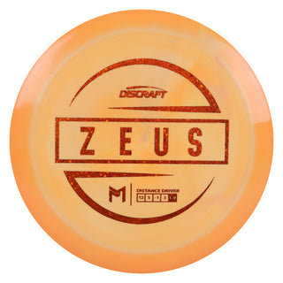 Discraft Disc Golf Paul McBeth Zeus Distance Driver 12/5/-1/3 Orange/Orange Shimmer 170-172g