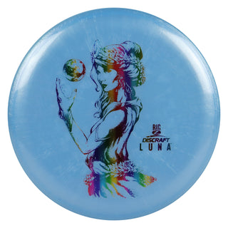 Discraft Disc Golf Paul McBeth Signature Big Z Luna Putter 3/4/0/2 Light Blue/Rainbow 173-174g