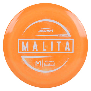 Discraft Disc Golf Paul McBeth First Run ESP Malita Midrange 5/5/-1/1 Orange/White 170-172g