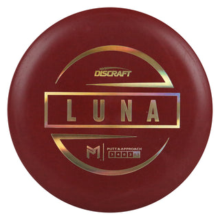 Discraft Disc Golf Paul McBeth Luna Putter 3/4/0/2 Red/Gold Holo 164g