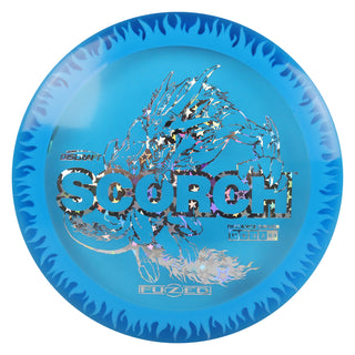 Discraft Disc Golf FuZed Line Scorch with Flame Pattern Distance Driver 11/6/-2/2 Blue with White Flame/Holo Stars 170-172g
