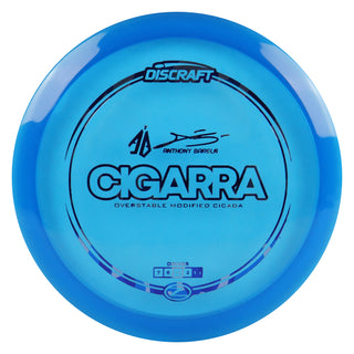 Discraft Disc Golf Anthony Barela Signature Series Z Line Cigarra Driver 7/6/-1/2 Dark Blue/Blue Camo 169g