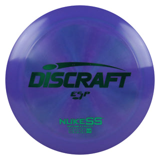 Discraft Disc Golf ESP Nuke SS Distance Driver 13/5/-3/3 Dark Purple/Green 175g