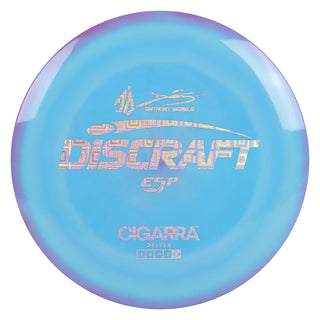 Discraft Disc Golf Anthony Barela Signature ESP Cigarra Fairway Driver 7/6/-1/2 Purple Blue/Cubic Prisms 171g