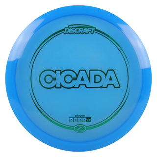 Discraft Disc Golf Z Line Cicada Fairway Driver 7/6/-1/1 Blue/Green 167-169g