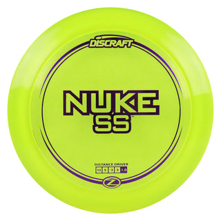 Discraft Disc Golf Z Line Nuke SS Distance Driver 13/5/-3/3 Yellow/Purple 170-172