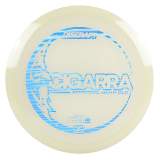Discraft Disc Golf Seasonal Mega-Glo Cigarra Fairway Driver 7/6/-1/2 Blue Lines 176g