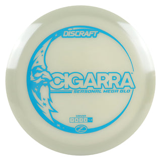 Discraft Disc Golf Seasonal Mega-Glo Cigarra Fairway Driver 7/6/-1/2 Turquoise 174g
