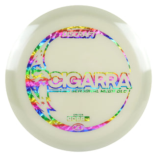 Discraft Disc Golf Seasonal Mega-Glo Cigarra Fairway Driver 7/6/-1/2 Rainbow Shatters 173g