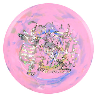 Discraft Disc Golf Jawbreaker Light Weight Buzzz Midrange 5/4/-1/1 Light Pink/Buzzz Holo 118g