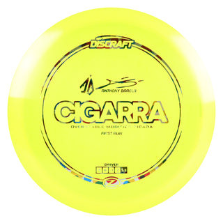 Discraft Disc Golf Anthony Barela Signature Series Z Line Cigarra Driver 7/6/-1/2 Yellow/Wonder FR 167-169g