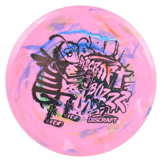 Discraft Disc Golf Jawbreaker Light Weight Buzzz Midrange 5/4/-1/1 Light Pink/Black Prisms 118g