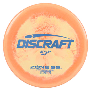 Discraft Disc Golf ESP Zone SS Putt and Approach 4/4/-1/2 Creamsicle/Slate 167-169g