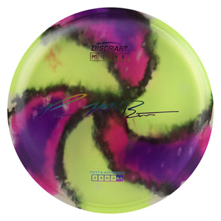 Discraft Disc Golf Paul McBeth Z Line Fly Dye Luna Putter 3/4/0/2 Pink X Swirl/Rainbow 173-174g