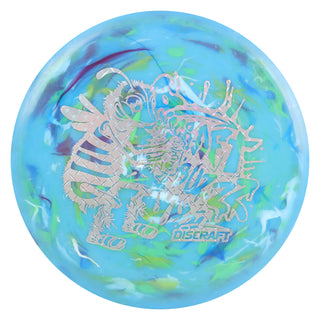 Discraft Disc Golf Jawbreaker Light Weight Buzzz Midrange 5/4/-1/1 Blue/Metal Plate 117g
