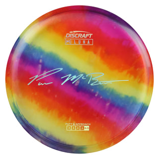 Discraft Disc Golf Paul McBeth Z Line Fly Dye Luna Putter 3/4/0/2 Rainbow/Gold Holo 173-174g