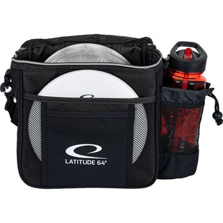 Latitude 64 Disc Golf Bag  - Slim Bag Black - Holds 8 Discs