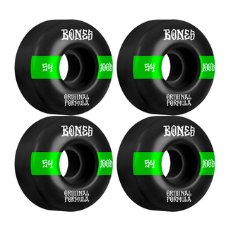 Independent Trucks 159 (8.75"), Bones 100's 54mm V4 #14 Black Wheels/Bearings/Hardware