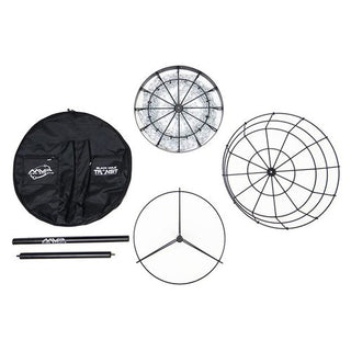 MVP Disc Golf Basket Black Hole Pro + Transit Carrying Bag