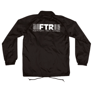 Independent Truck Co Coat FTR Barcode Coach Windbreaker Black