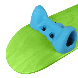 Softrucks Practice Complete - 8.0" Stained Green Deck / Blue Trucks