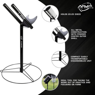 MVP Disc Golf Pod - Practice Disc Holder for Putting - Holds up to 25 Discs