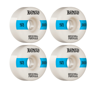 Independent Trucks 169 (9.125"), Bones 100's 53mm V4 #14 White Wheels/Bearings/Hardware