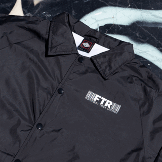 Independent Truck Co Coat FTR Barcode Coach Windbreaker Black