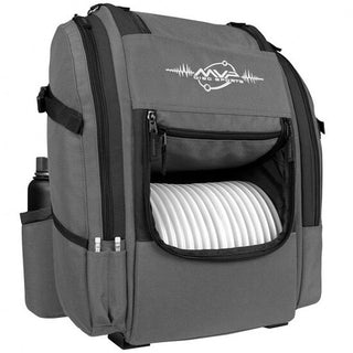 MVP Disc Golf Backpack Bag - Voyager Black - Holds 20 Discs